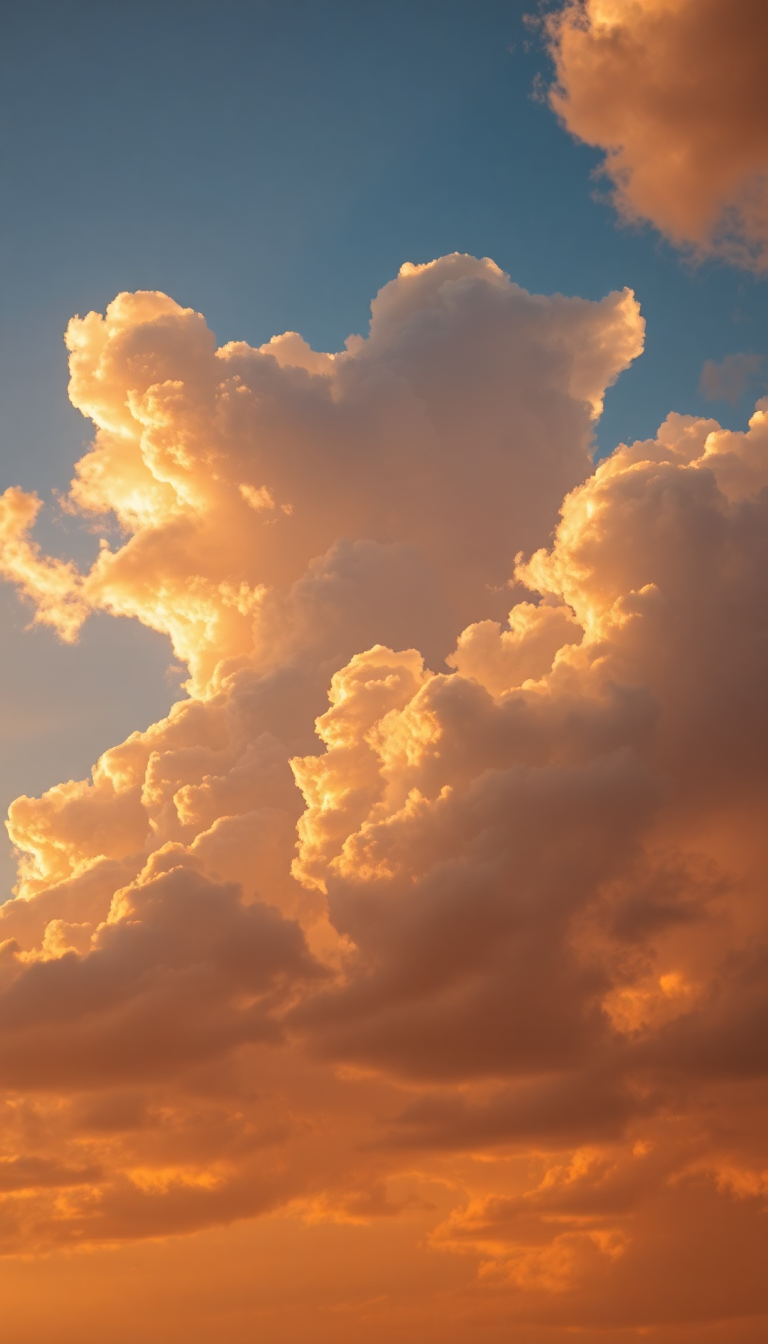 戲劇性的天空雲彩